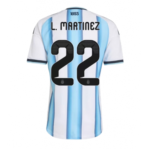 Billige Fotballdrakt Argentina Lautaro Martinez #22 Replika Hjemmedrakt Dame VM 2026 Kortermet Billige Fotballdrakt Argentina Lautaro Martinez #22 Replika Hjemmedrakt Dame VM 2026 Kortermet